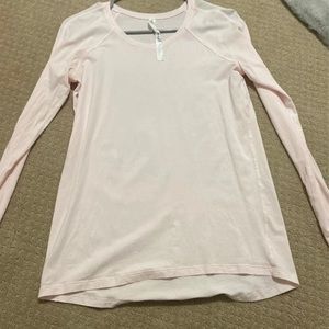 Lululemon ligh pink long sleeve